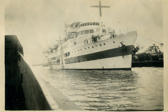 Japanese Hospital Ship Tachibana Maru, Possibly in Kure Harbour March or April 1946