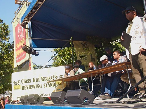 Class Got Brass judges  at Congo Square New World Rhythms Festival 2013. Photo by Melanie Merz.
