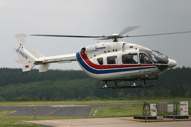 Meravo Helicopters Eurocopter EC145 D-HAUN, Siegerland, Germany