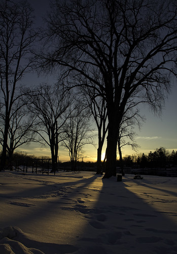 winter sunset snow canon illinois day explore benkennedy