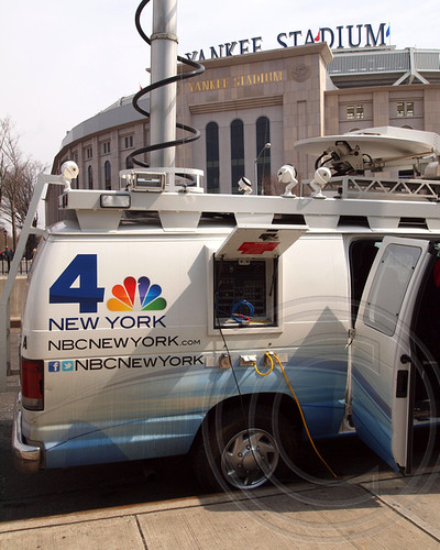 NBC News Channel 4 Communication Truck, Yankees Opening Da…  Flickr