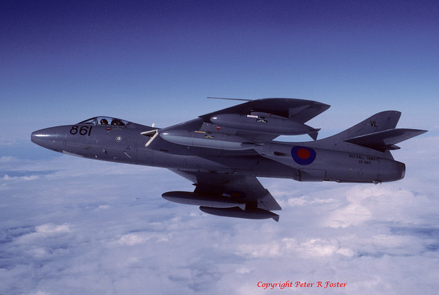 Hawker Hunter GA.11 XE685 VL-861 FRADU 13-09-89
