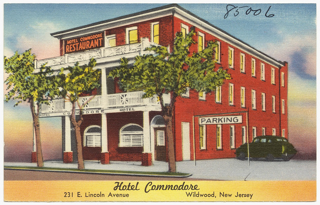 Hotel Commodore, 231 E. Lincoln Avenue, Wildwood, New Jersey