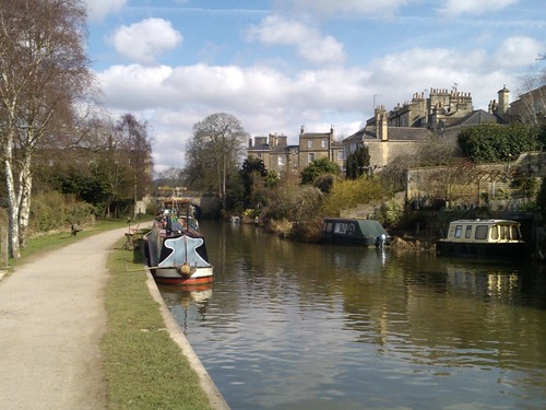 The canal in Bath Bath to Bradford-upon-Avon walk