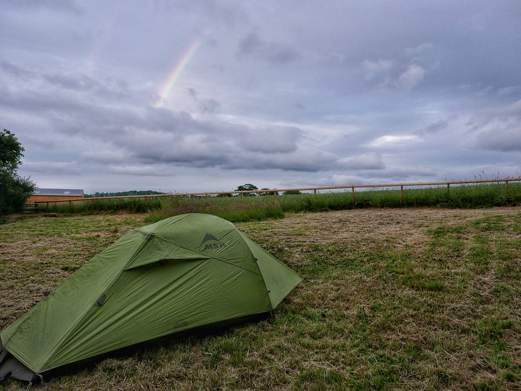 Back Garden Camp In Devon Random Invite To Pitch My Tent Flickr
