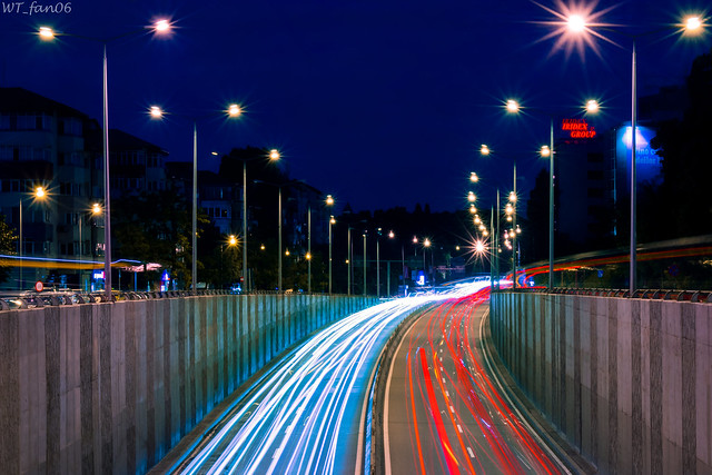 Lane crossings and neon lights