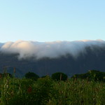 cloud roll over Inago massif