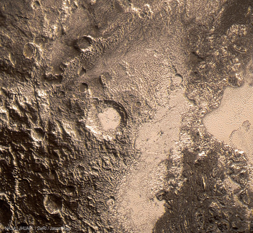 45-km-wide crater on Pluto | by Lights In The Dark