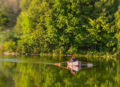 buffalo marcycasino delawarepark endofsummer rowboat newyorkstate boyandgirl sunset rowing blurry romantic green date boat focalpoint water reflection people