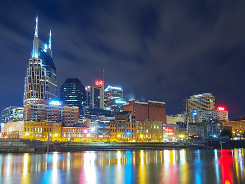 city longexposure light sky urban color reflection water skyline night clouds river interestingness cityscape nashville cloudy tennessee countrymusic cumberland omd cheeseburgers musiccity microfourthirds 20mmf17panasonic