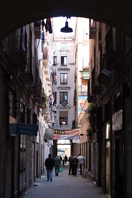Doorkijkje in El Raval / Barcelona