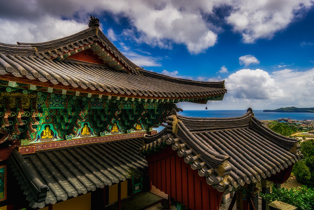Sangbangsan Temple - Jeju Island