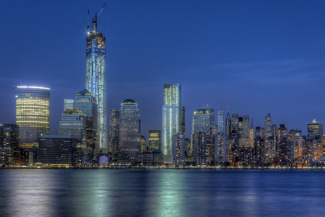 One World Trade Center Construction - Blue Hour
