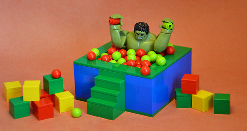 Avengers Arcade - Hulk in the Soft Play Ball Pit | by IamKritch