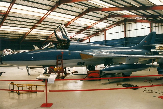 Hunter T.68 J-4208 G-HVIP Apache Aviation, Bournmouth, Hurn May 2000