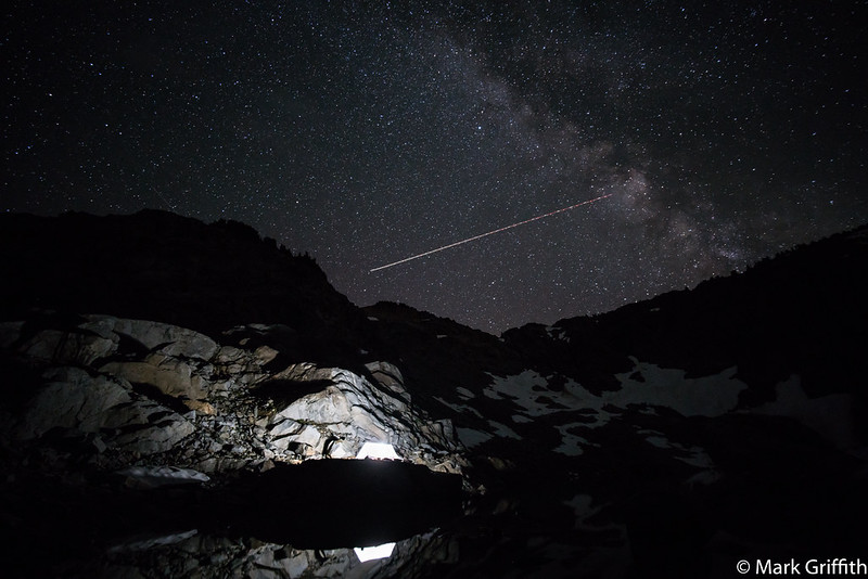 Stars over Iron Cap Lake