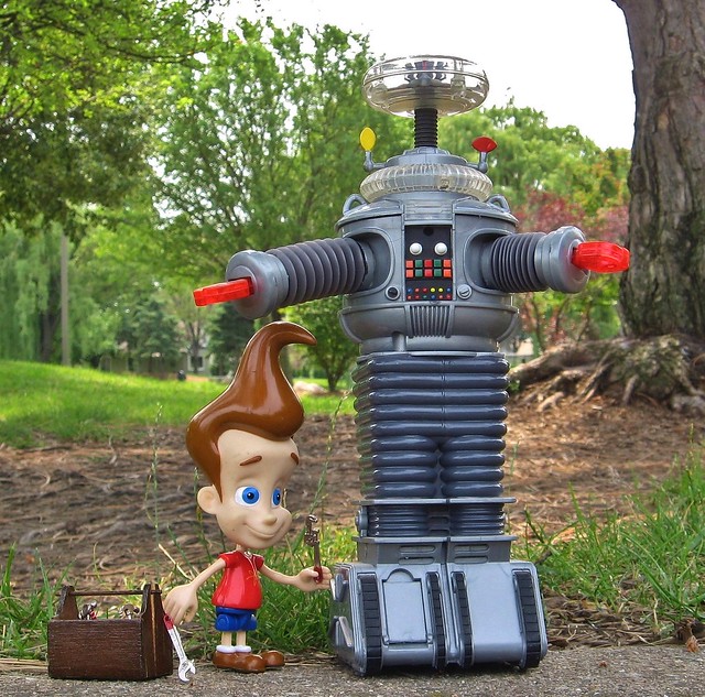 A Boy and A Robot