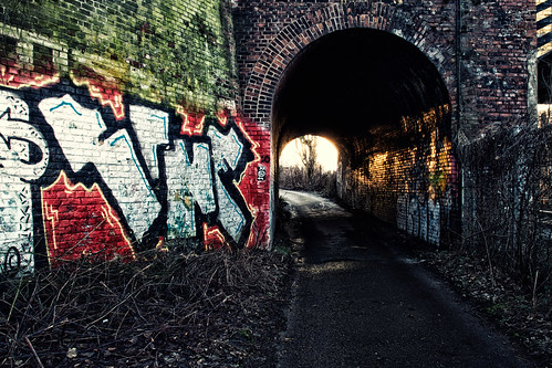 sunset stone train underpass subway deutschland graffiti sonnenuntergang outdoor eisenbahn tunnel nrw duisburg stein project365 unterführung ausenaufnahme everyday2013