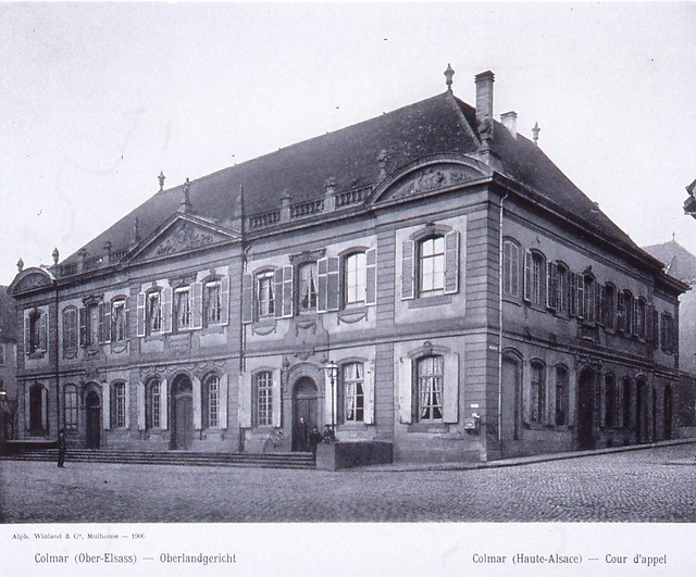 COLMAR, Cour d' Appel façade en 1906