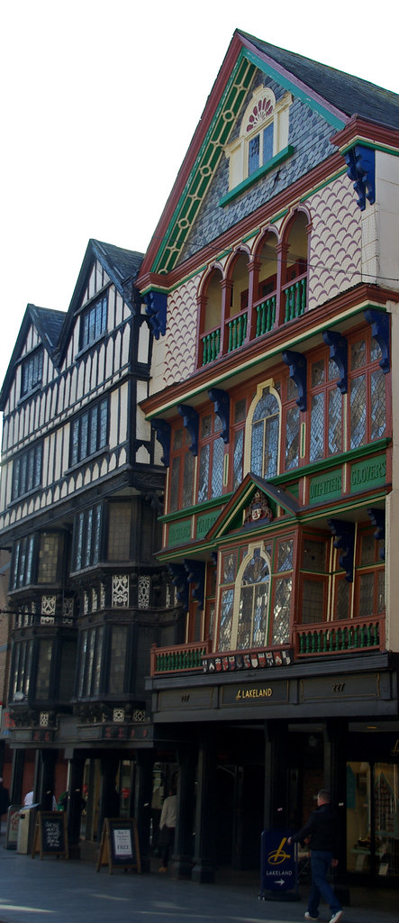 The Merchant Houses on High Street, Exeter (England)