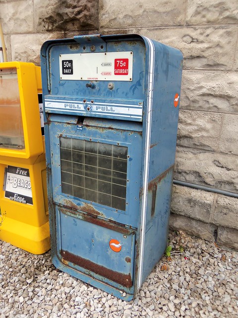 Old Newspaper Dispenser