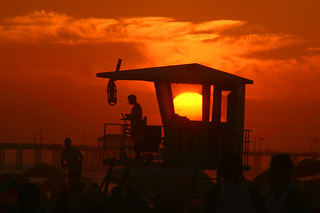 Lifeguard Sunset