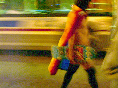 thong clad skateboarder | by Cayce Lynn