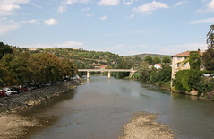 River Aude flowing through Limoux