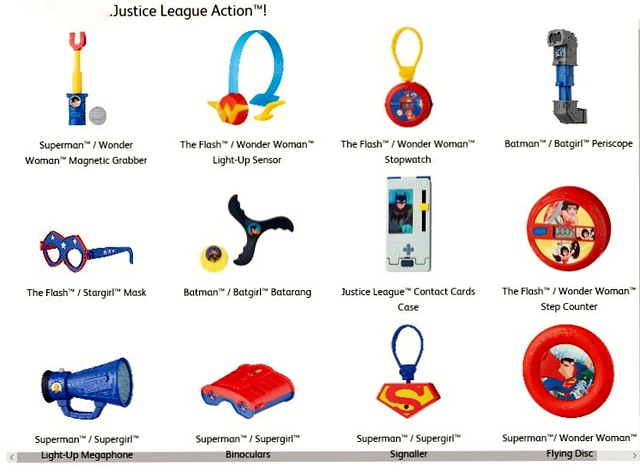 NEW McDonalds Happy Meal Toy JUSTICE LEAGUE SUPERMAN Magnetic Grabber 