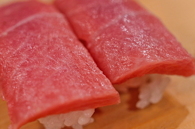 maguro tuna fish sushi