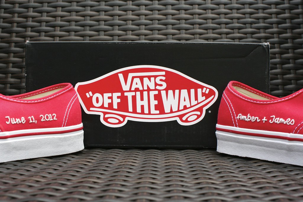 custom vans embroidered