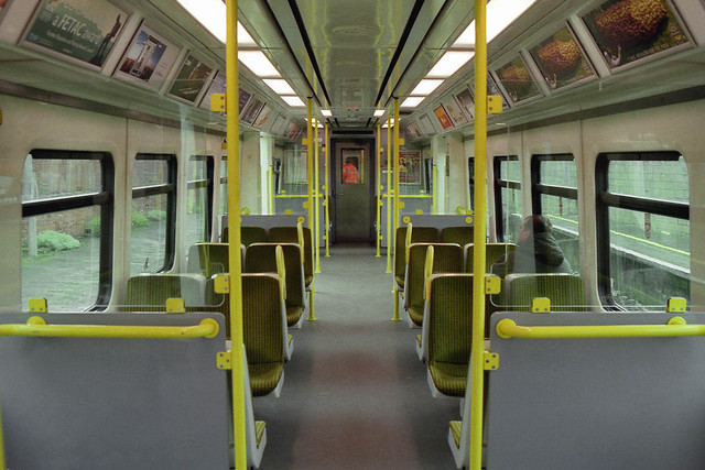 Interior of 8200 class DART EMU