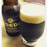 今宵は #coedo 漆黒。もちっと苦味がある方が#スタウトビール っぽくて好きだなー。