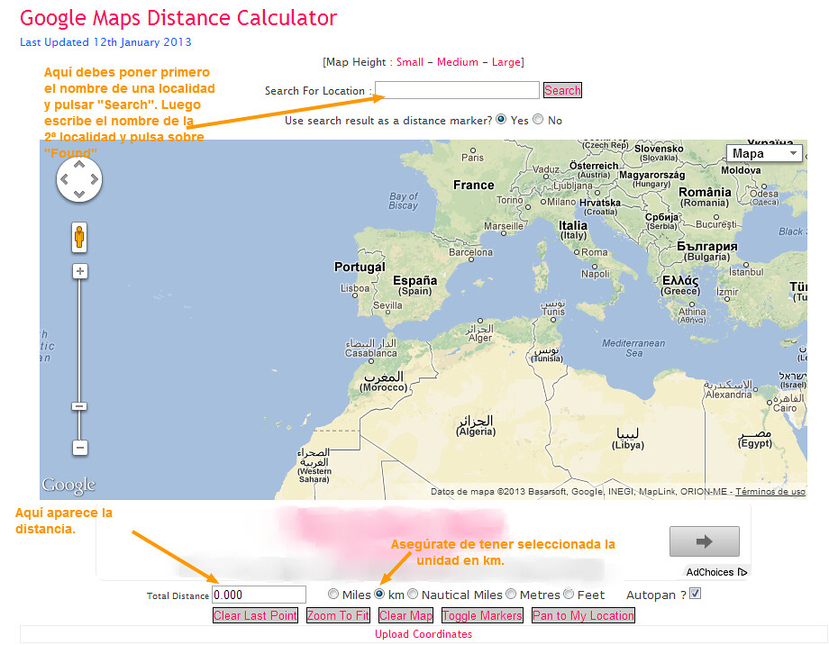 Cambio Vaca Mamá Google Maps Distance Calculator | Antonio González García | Flickr