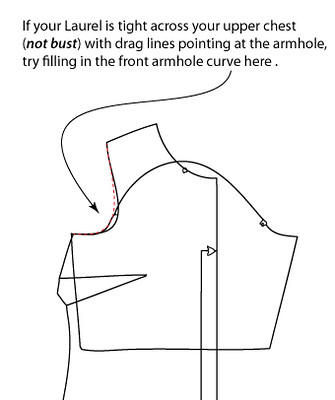 Laurel Armhole Adjustment | My armhole had drag lines and it… | Flickr