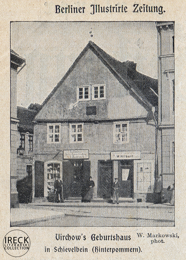 Geburtshaus von Rudolf Virchow Schievelbein Świdwin Pommern