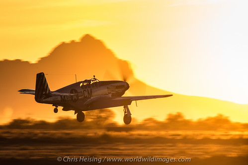 sunset arizona airplane unitedstates aircraft aviation flight foundation mustang departure warbird p51 marana collings