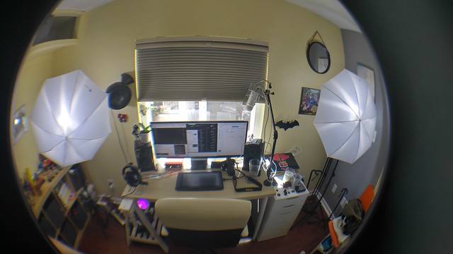 Photos of the workspace.