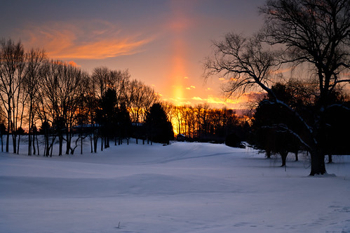 Winter Sunset by crmanski, Winter Sunset at Timberlin Parktimberlinpark snow sunset landscape berlinct