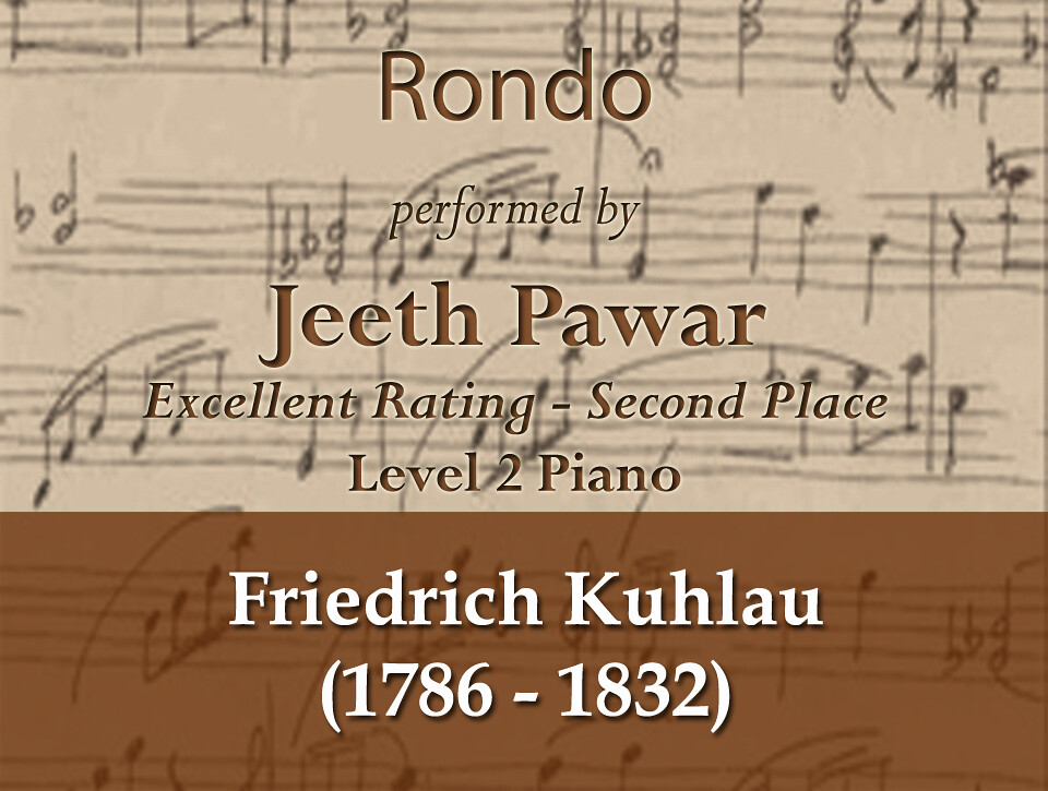 Kuhla Rondo Rondo by Friedrich Kuhlau | MunteanSchool | Flickr