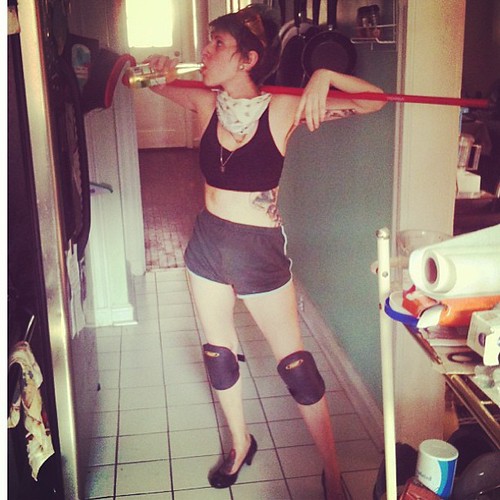 Regram from @beexcellenttoeachother adult punx celebrate a good death by ridding the house of dusty bad juju. #springcleaning #shotgunbeersforThatcher #ecolistic4lyfe | by elwixx