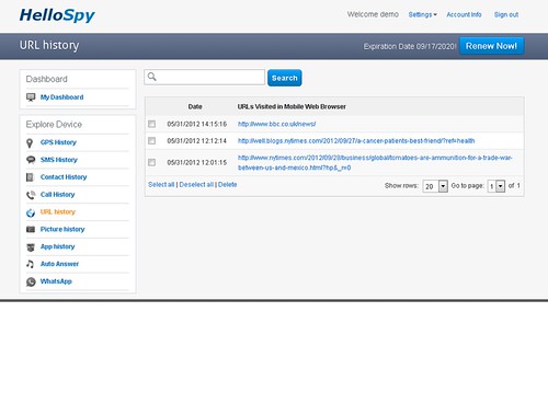 URL History | by jony_blue
