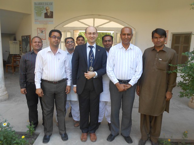 Visit to Mathematics Deptartment at SALU, Pakistan, 8 March 2013