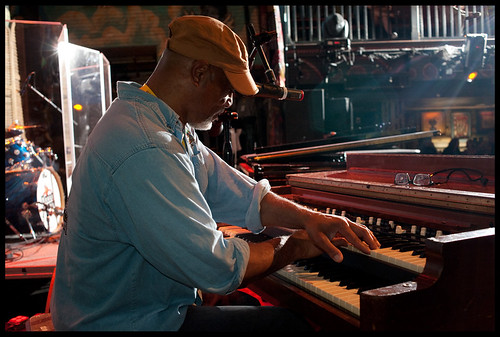 Ike Stubblefield  at WWOZ's Piano Night.  Photo by Ryan Hodgson-Rigsbee www.rhrphoto.com