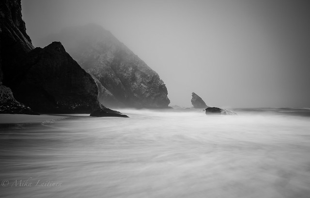 Misty seascape