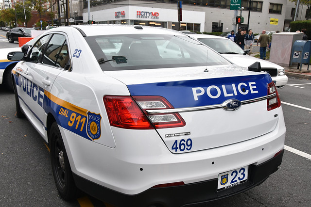 Picture Of Car 23 (Traffic Unit) For The City Of White Plains New York Police Department - 2016 Ford Taurus Police Interceptor Sedan - Car 23 (469). This Car Was Put Into Service During May 2016. Photo Taken Sunday October 9, 2016