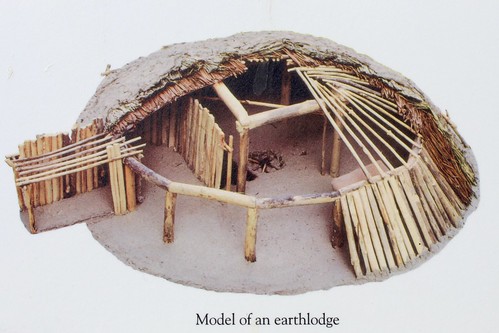 northdakota nativeamerican fortclark state historic site indian village sign earthlodge diagram