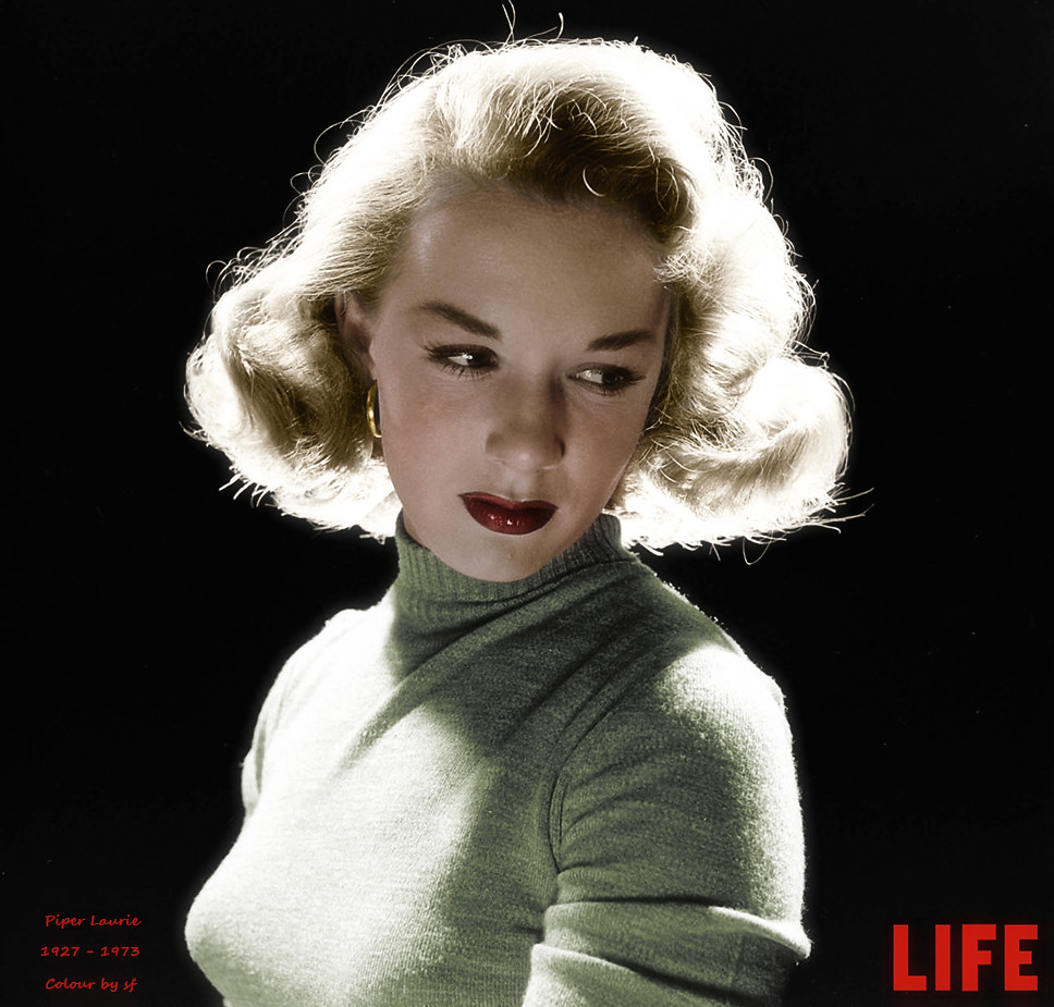 actress, american, colorized, life, laurie, piper.