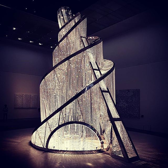 Ai Weiwei: Fountain of Light (2016) #contemporaryart #aiweiwei #weiwei #louvreabudhabi #abudhabi #uae #igersitalia #xpro2