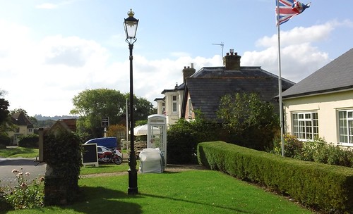 Slaugham with The Chequers Inn AND a white telephone box (and why not?!) The Chequers Inn has a lovely green opposite, and a church so an ideal picnic spot - though the pub does great grub!